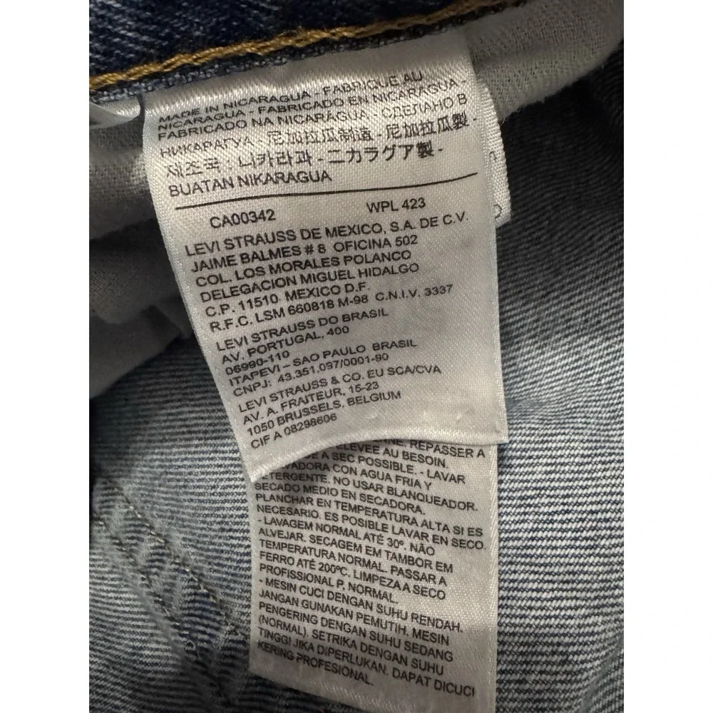 Vintage Y2K Levi's 550 Relaxed Fit Jeans Men's W36‎ L34 Blue Denim Nicaragua